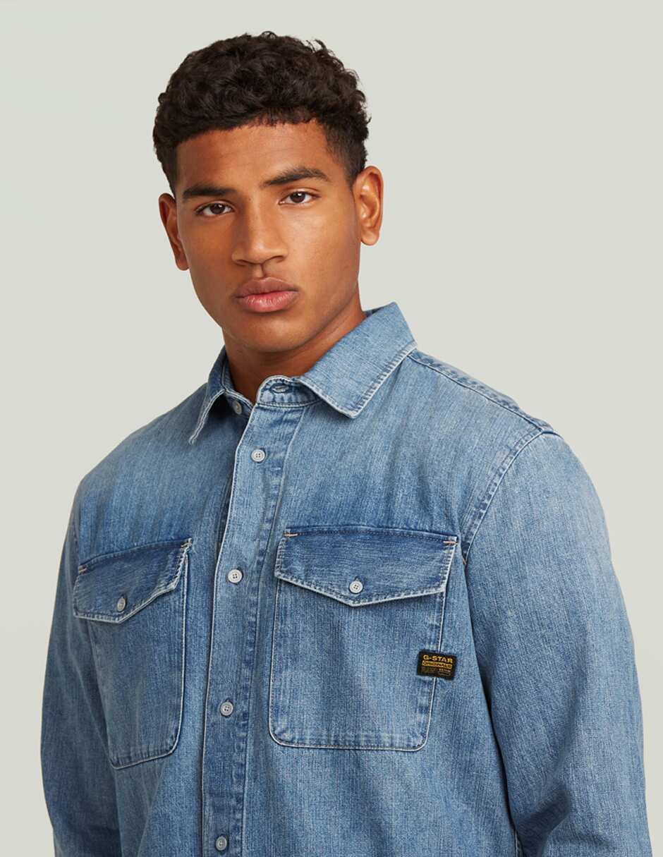 Camisa casual de algodón manga larga para hombre 3