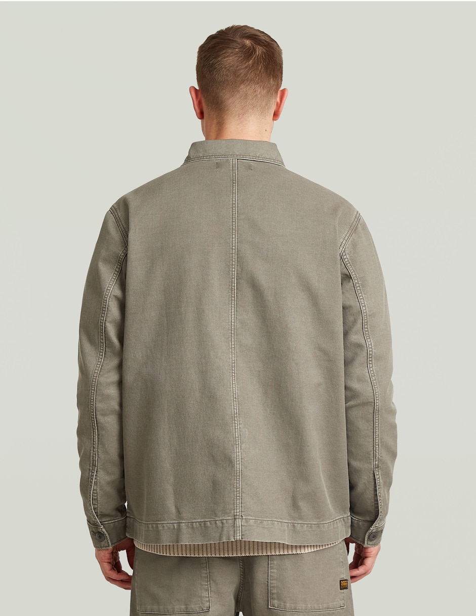 Sobrecamisa casual de algodón manga larga para hombre 3