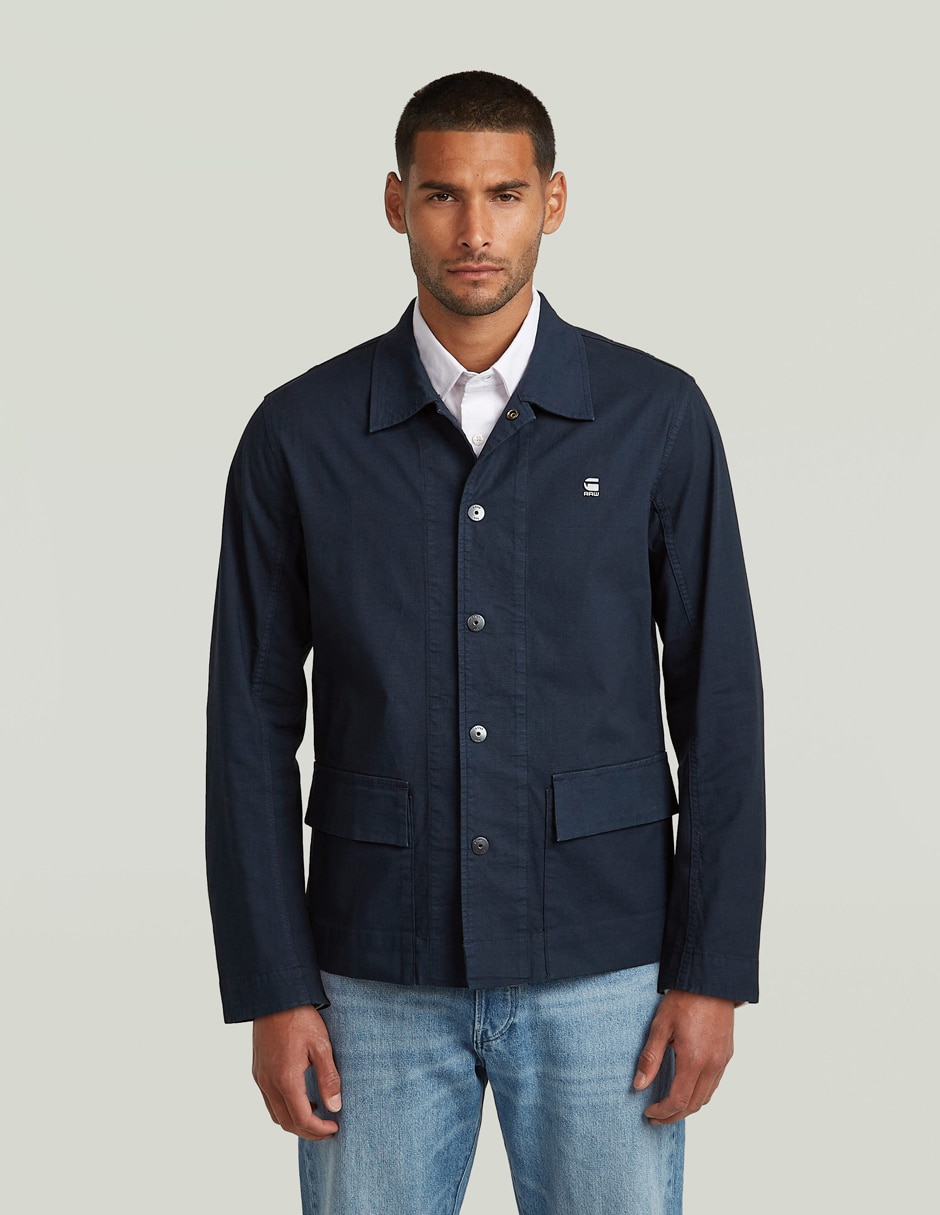 Sobrecamisa casual manga larga para hombre