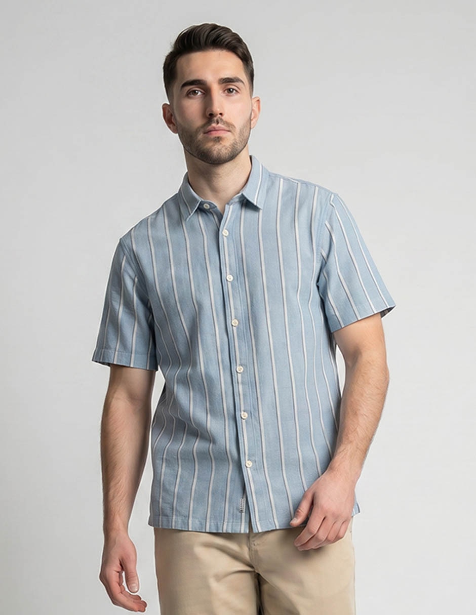 Camisa de algodón ben sherman para hombre