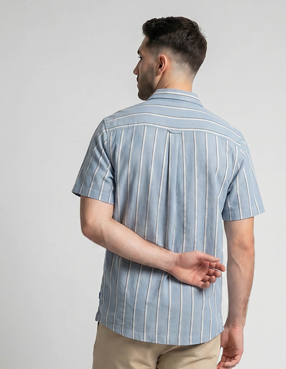 Camisa de algodón ben sherman para hombre