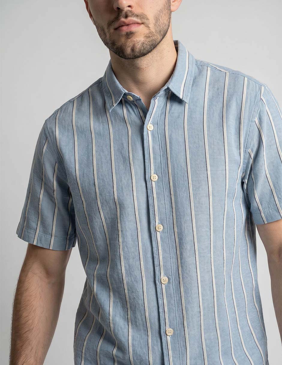 Camisa de algodón ben sherman para hombre