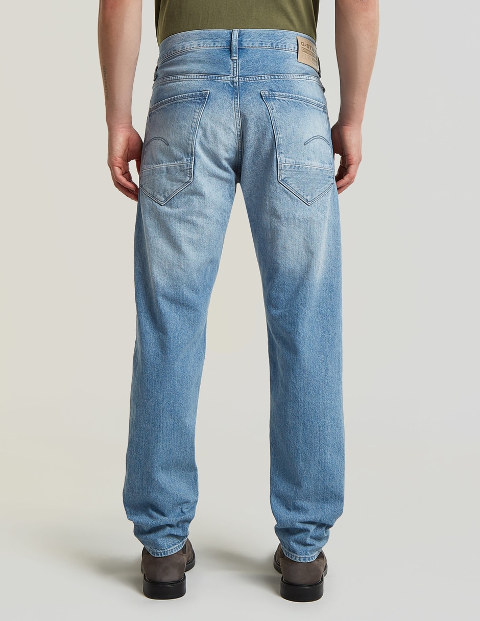 Jeans taper deslavado para hombre 2