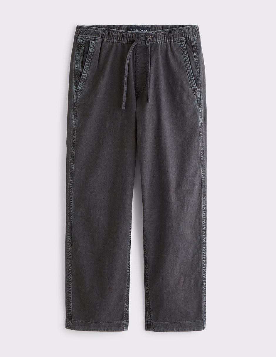Pantalón recto de algodón para hombre