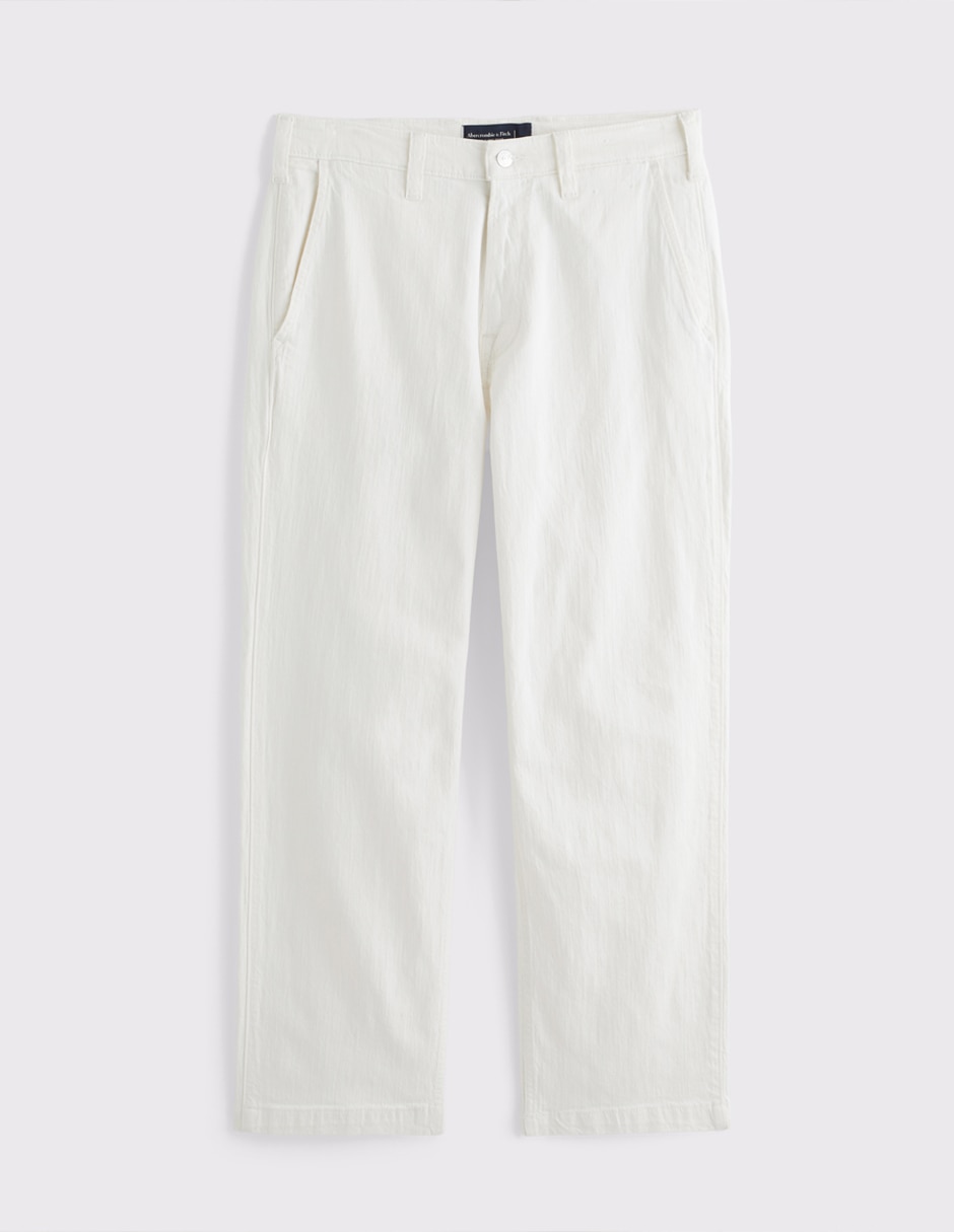 'pantalón' casual regular regular 'de' algodón y lino 'para hombre'
