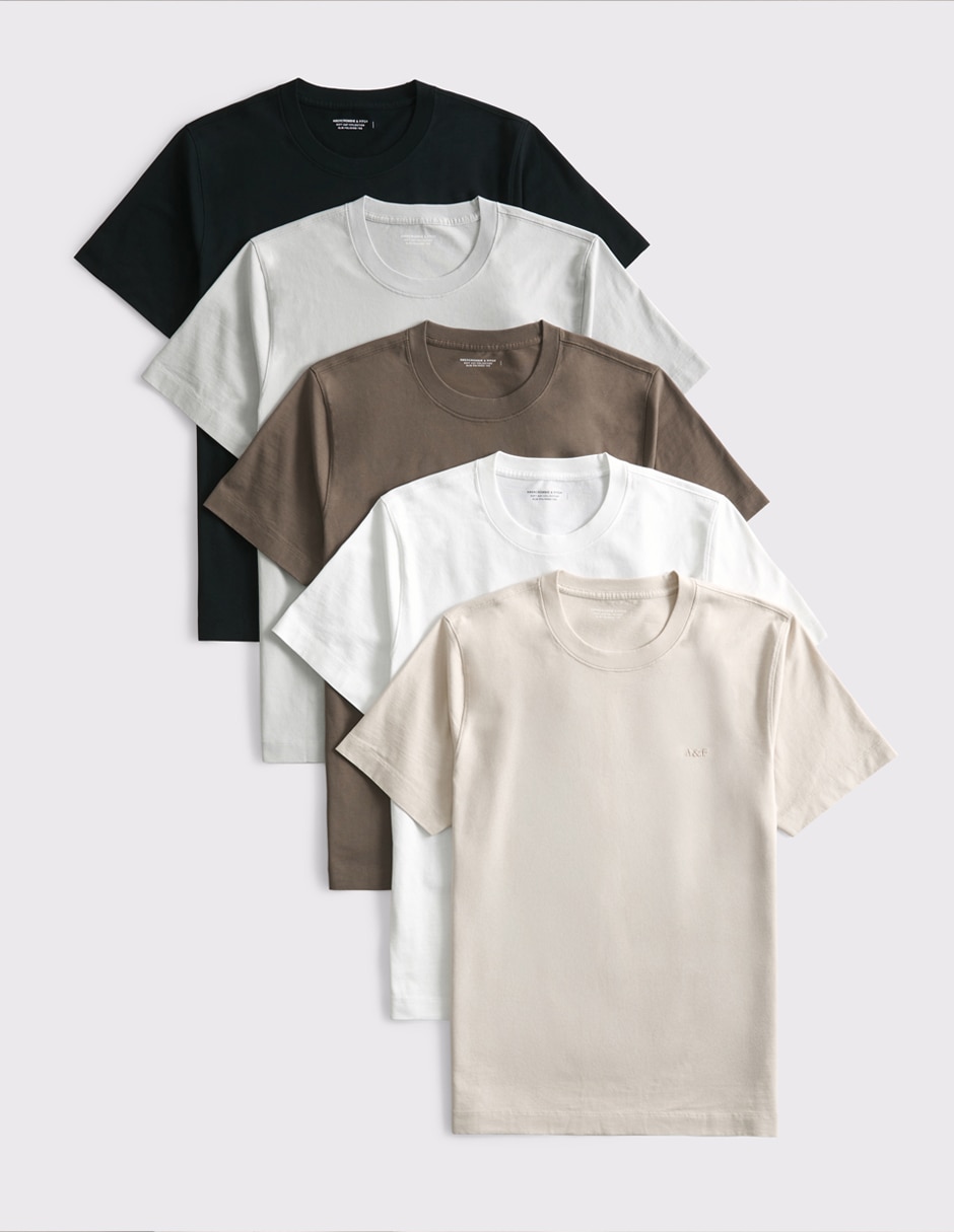 Set Playeras cuello redondo para hombre Set Playeras cuello redondo para hombre