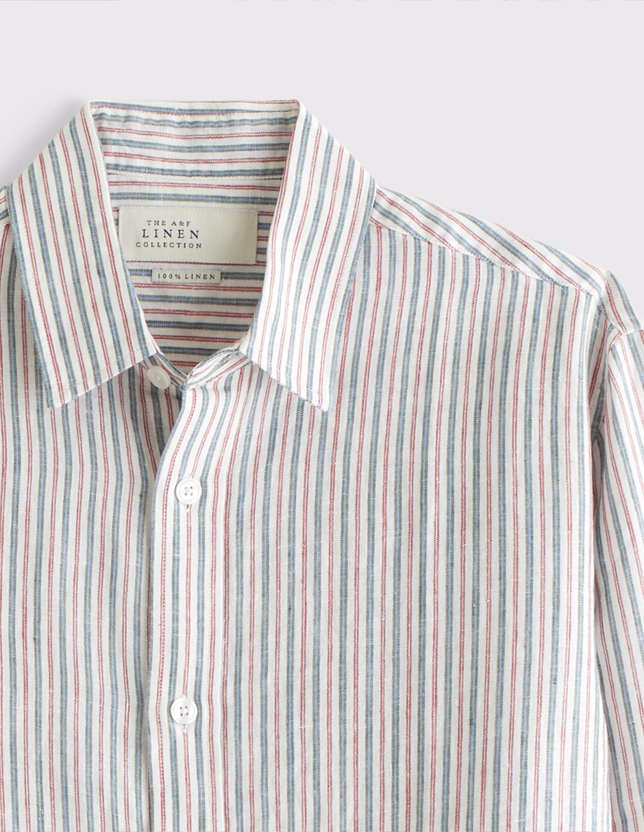 "camisa/sobrecamisa" casual "de" (si aplica) lino "manga" larga "para hombre" 2