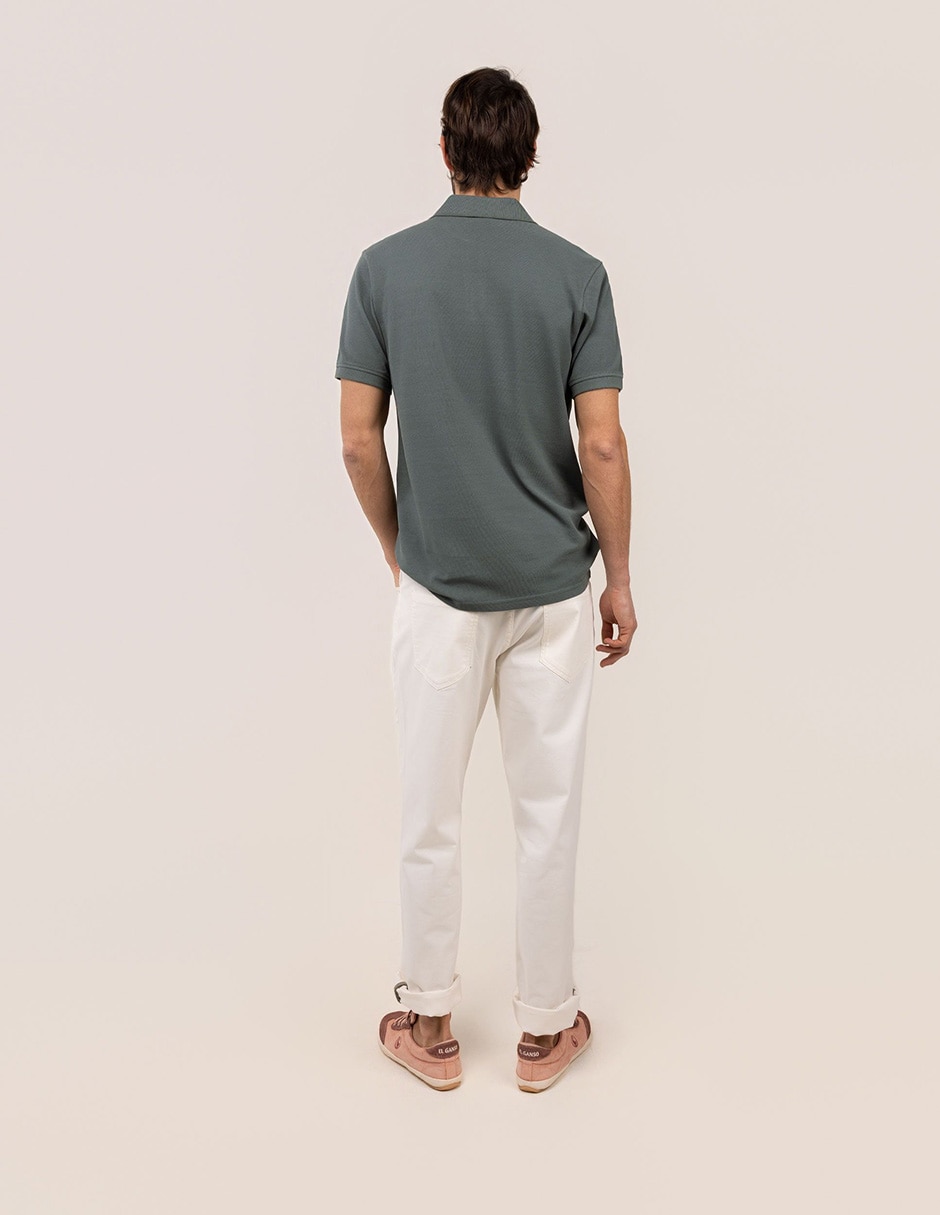 Pantalón casual regular regular para hombre 4