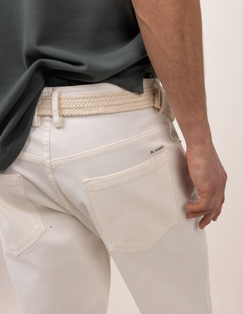 Pantalón casual regular regular para hombre 3