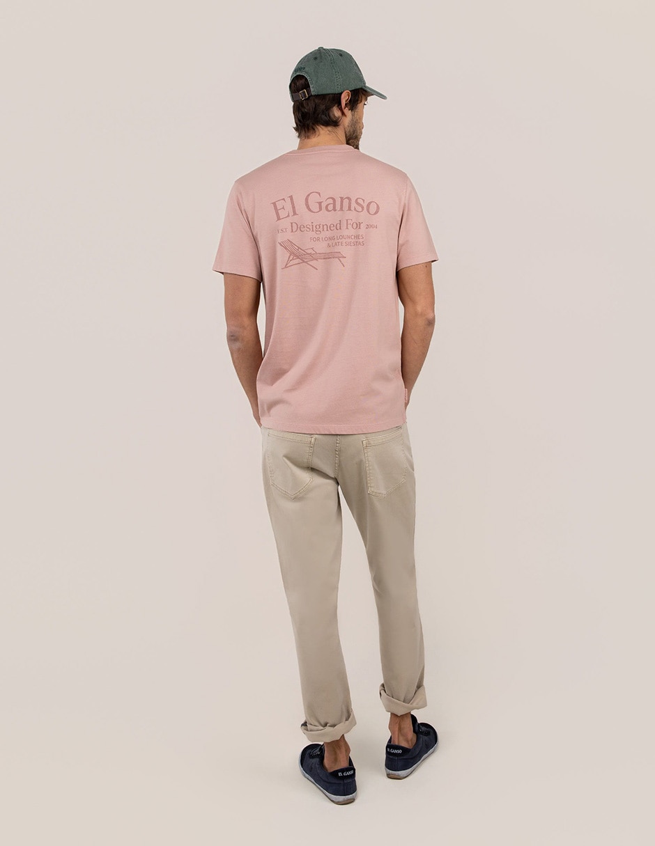 Pantalón casual regular regular para hombre 4