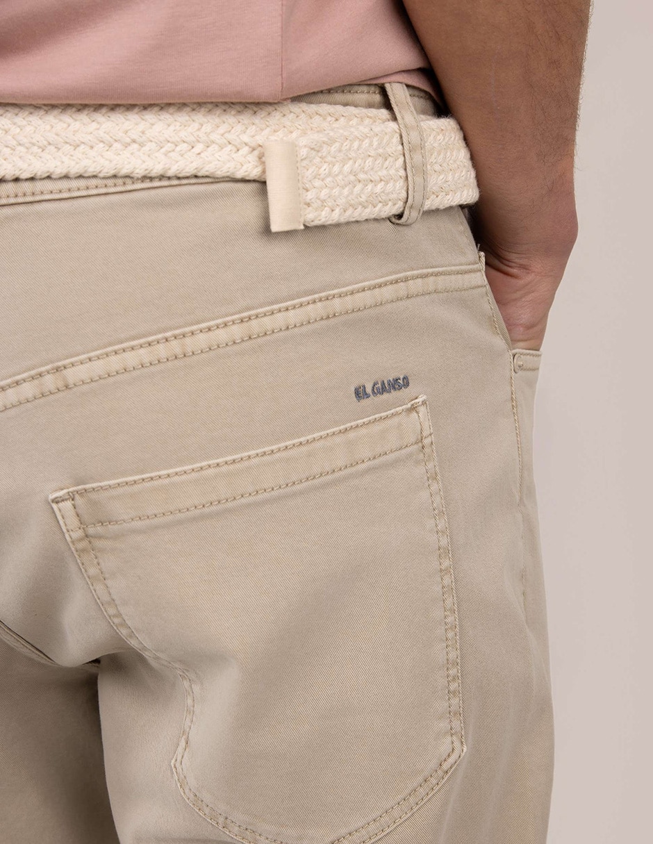Pantalón casual regular regular para hombre 3