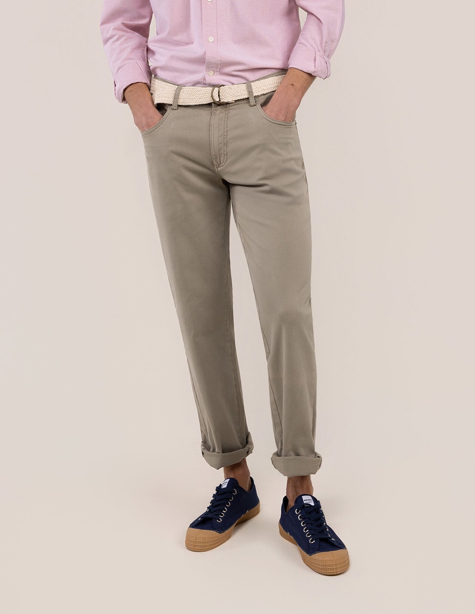 Pantalón casual regular regular el ganso para hombre