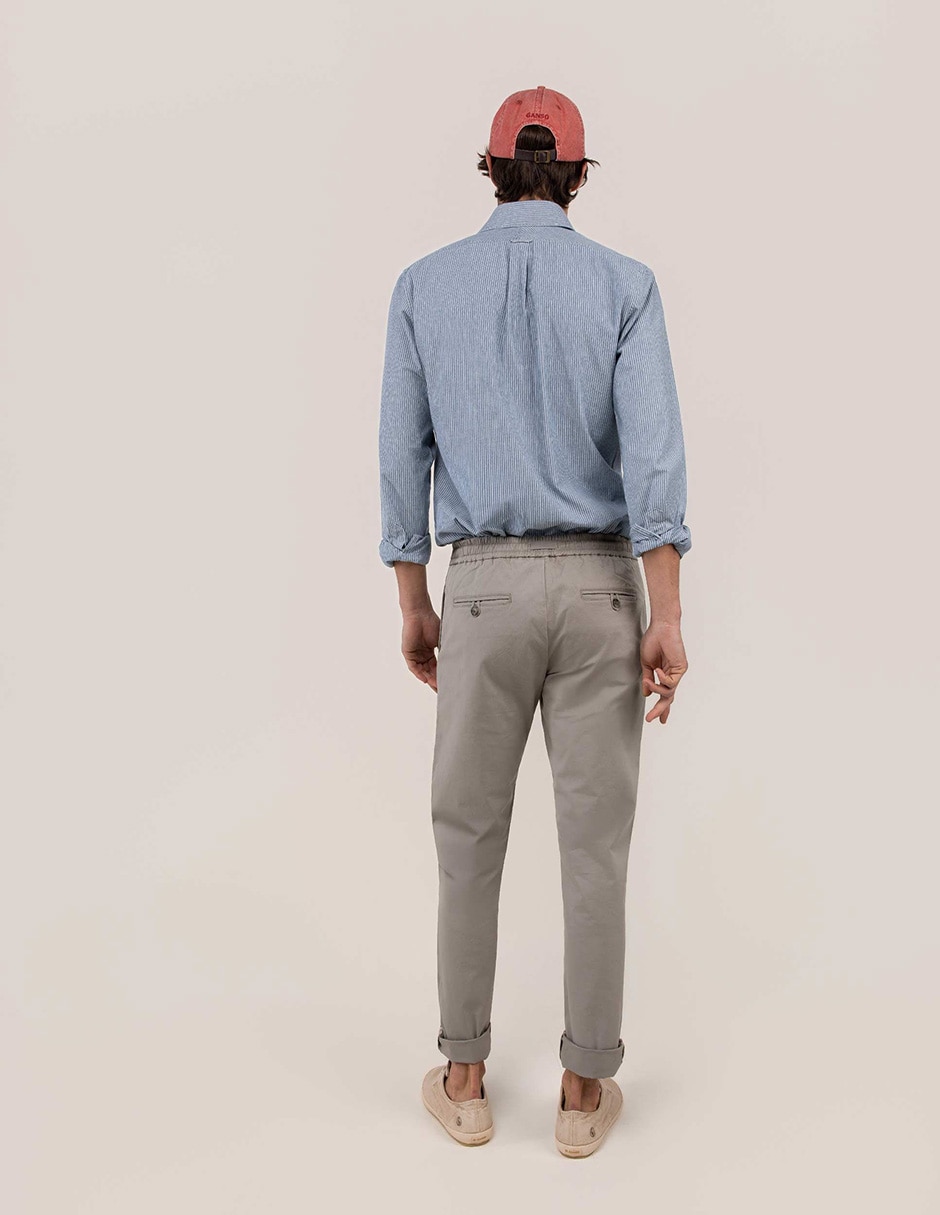 Pantalón casual regular para hombre 4