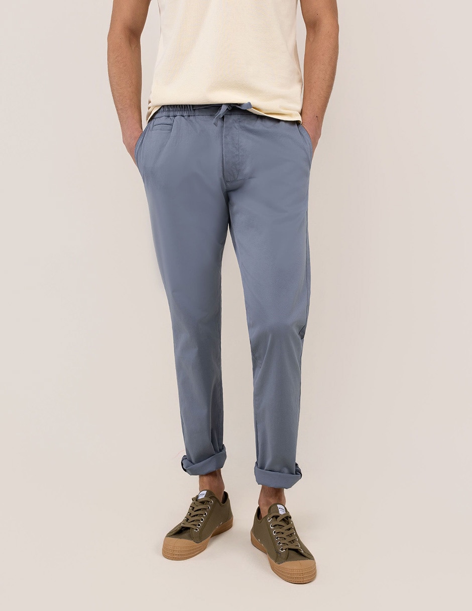Pantalón casual regular para hombre