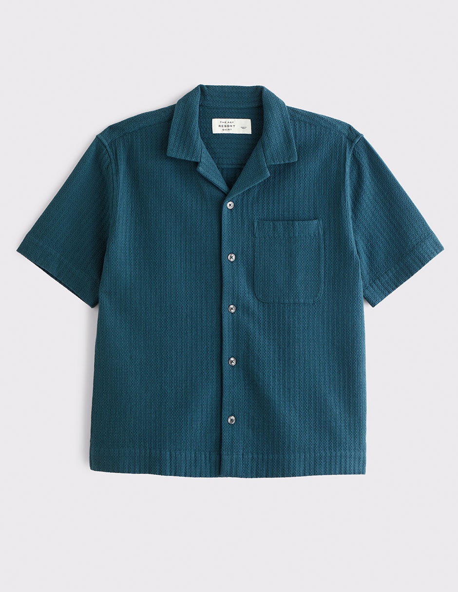 Camisa casual de algodón manga corta para hombre Camisa casual de algodón manga corta para hombre