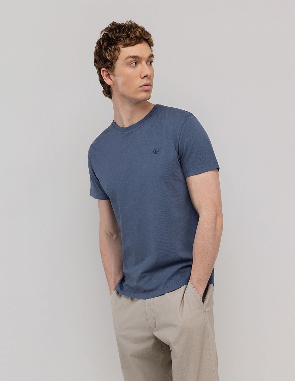 Playera cuello redondo para hombre 4