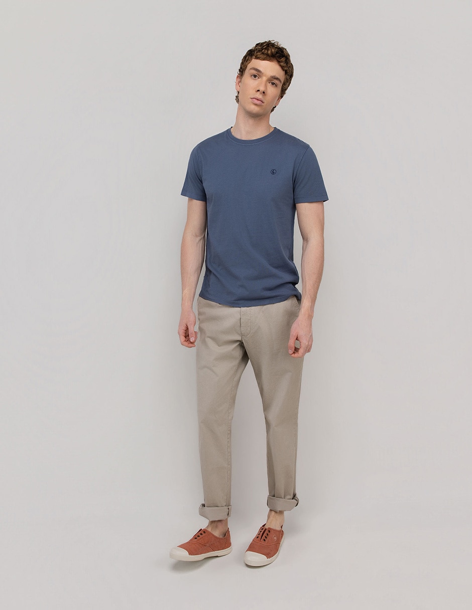 Playera cuello redondo para hombre 2