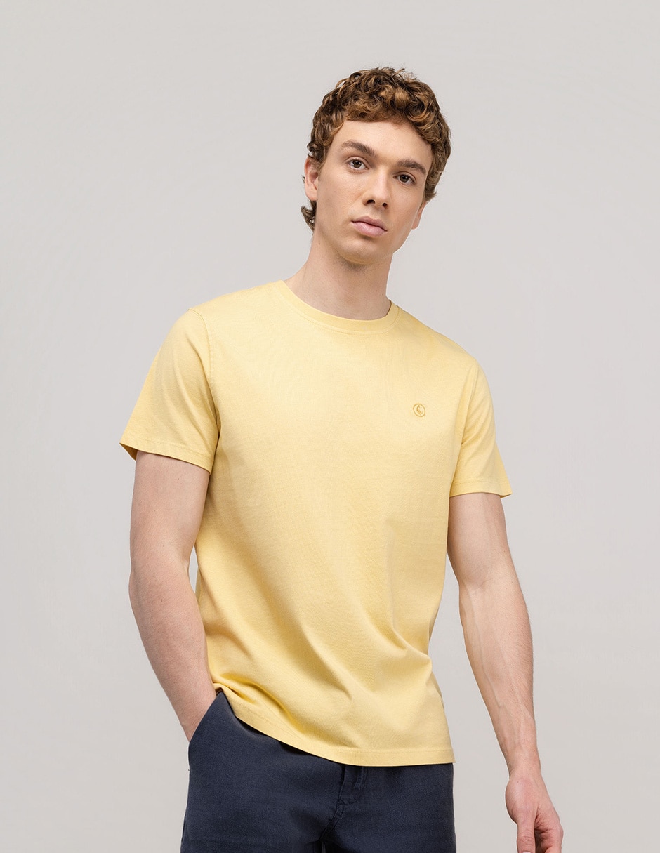 Playera el ganso cuello redondo para hombre