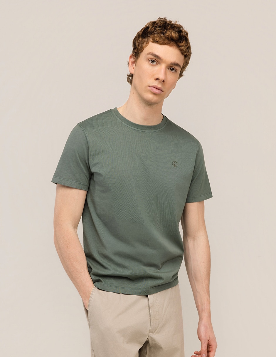 Playera cuello redondo para hombre