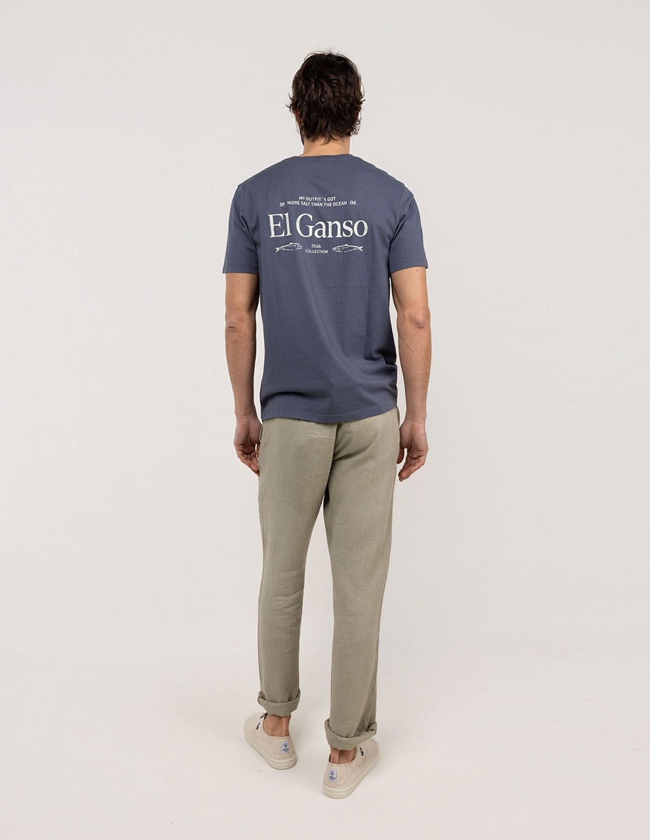 Playera cuello redondo para hombre 2