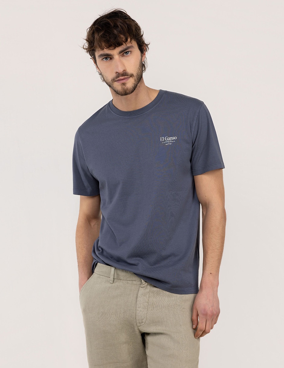 Playera cuello redondo para hombre