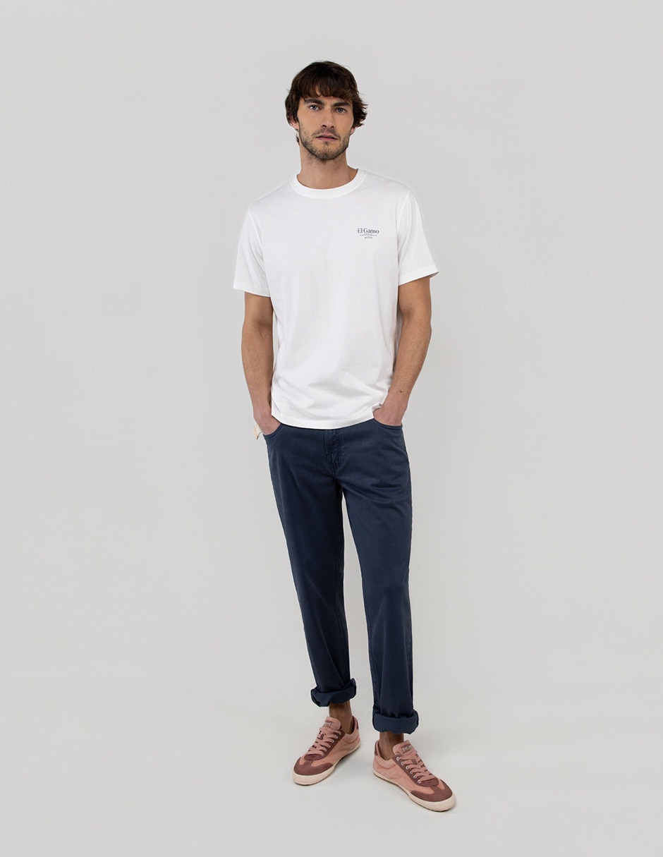 Playera cuello redondo para hombre 2
