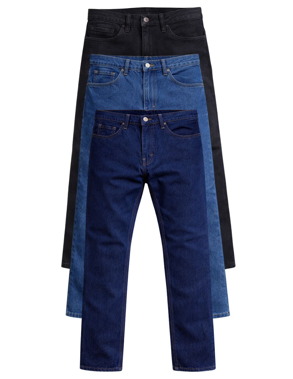 Jeans straight chb chili beans clothing co.para hombre