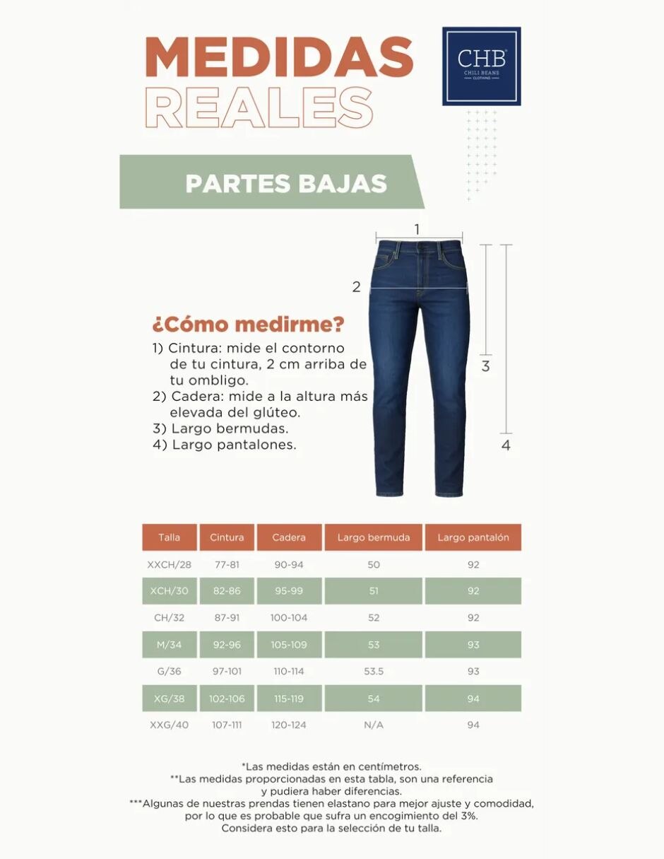 Jeans straight chb chili beans clothing co.para hombre 6