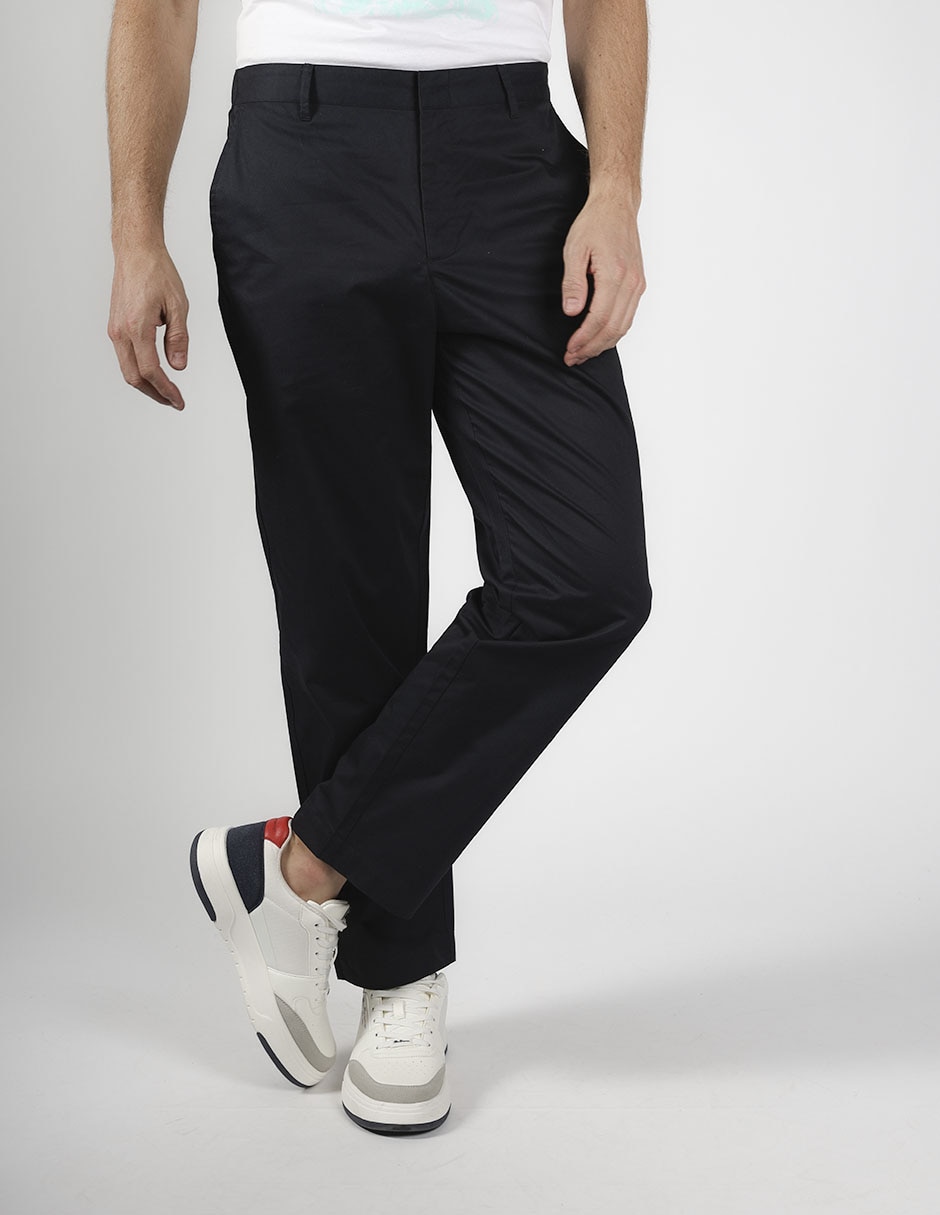 Pantalón business casual regular slim de algodón para hombre Pantalón business casual regular slim de algodón para hombre