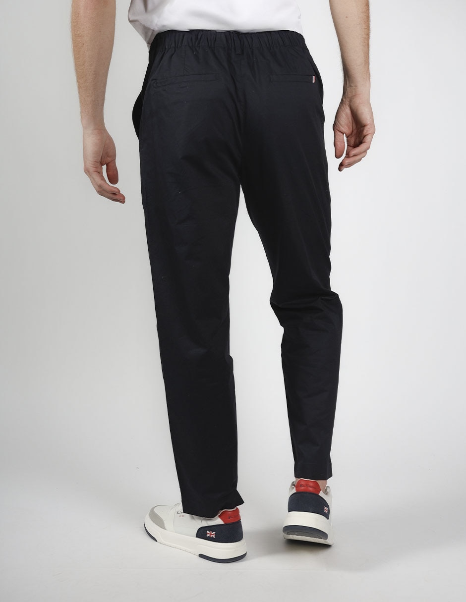 Pantalón business casual regular slim de algodón para hombre 2