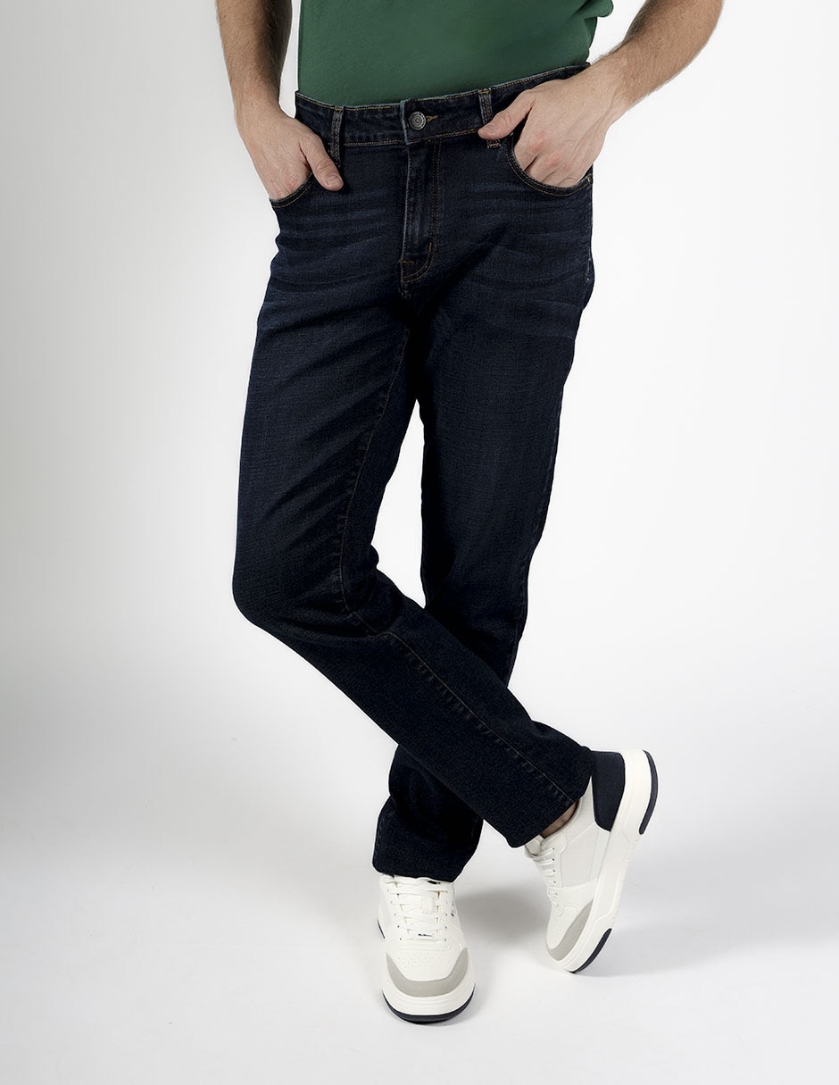 Jeans slim lavado obscuro para hombre Jeans slim lavado obscuro para hombre
