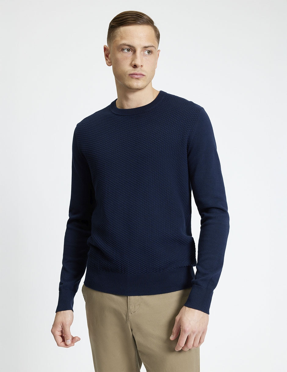 Suéter cuello redondo para hombre Suéter cuello redondo para hombre
