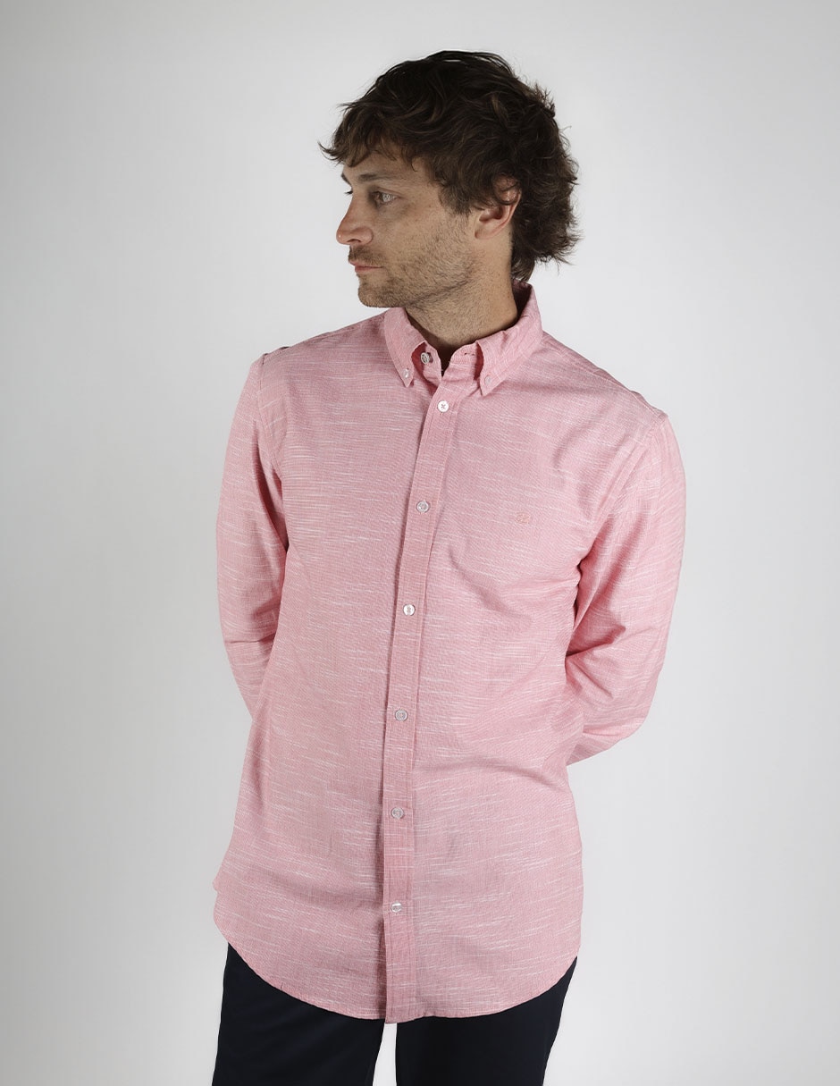 Camisa/Sobrecamisa Business casual de (si aplica) Algodón manga Larga para hombre
