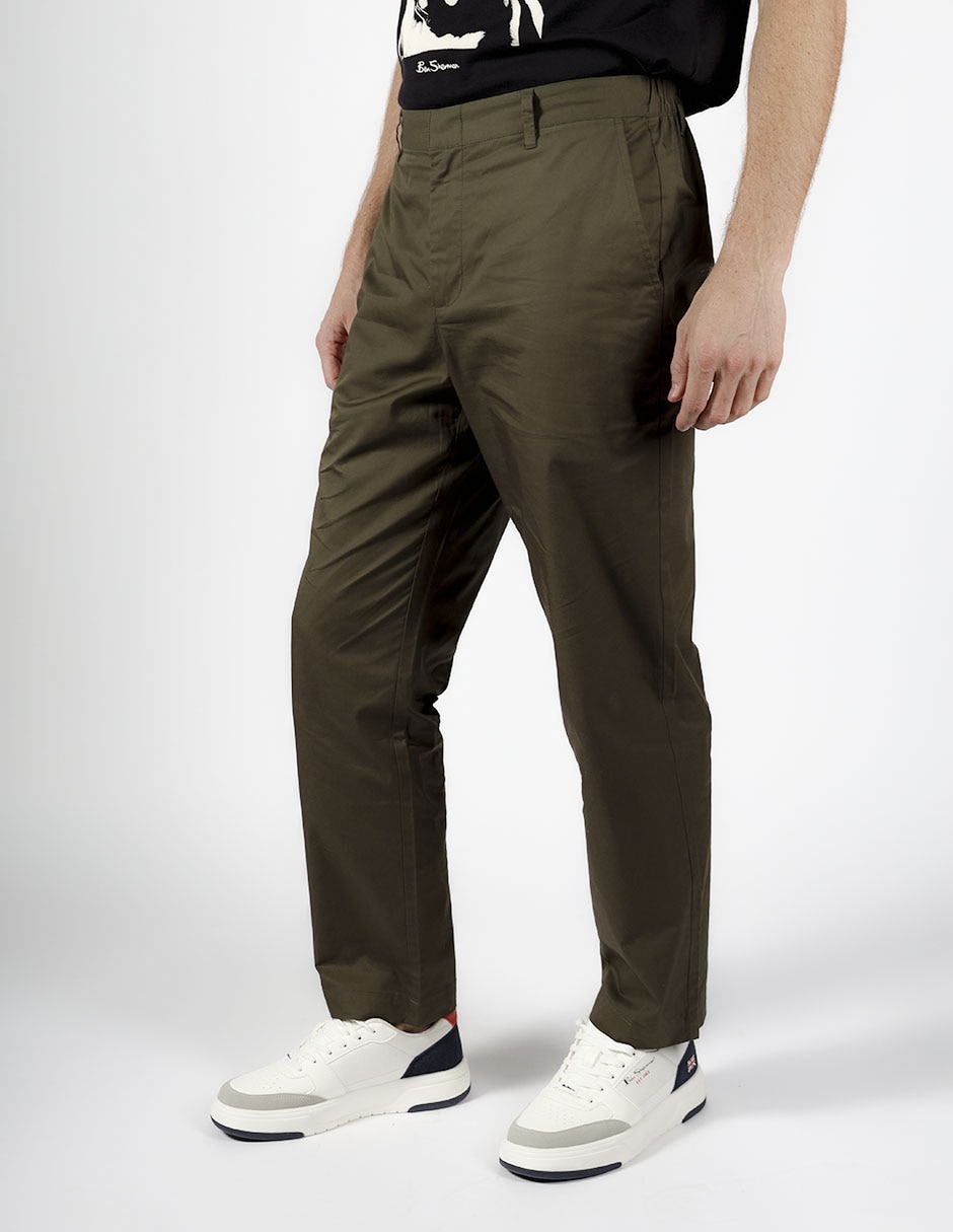 Pantalón recto de algodón para hombre 3