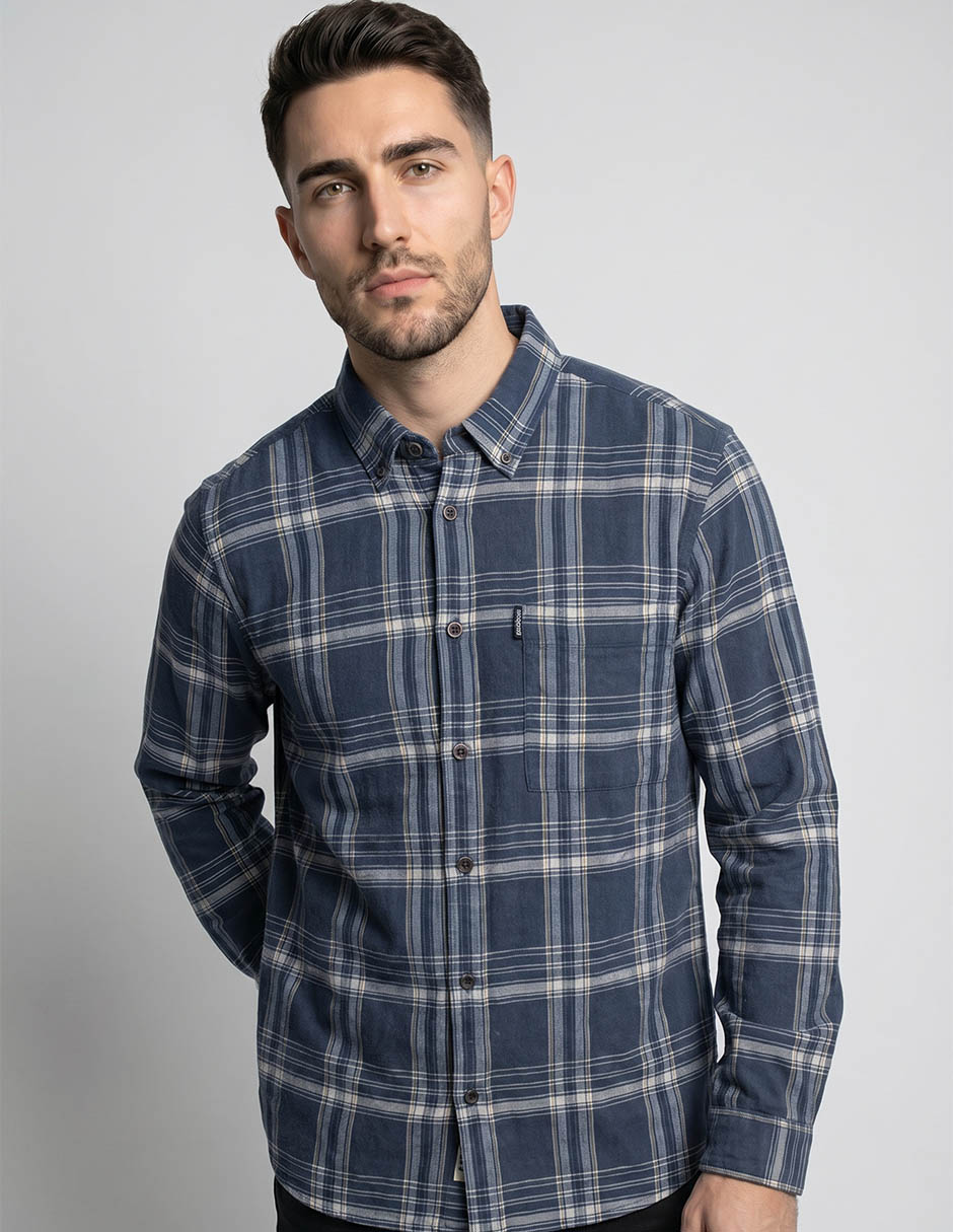 Camisa casual manga larga para hombre Camisa casual manga larga para hombre