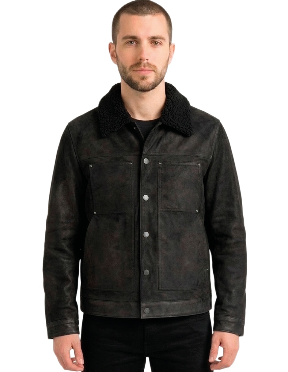 Chamarra casual impermeable para hombre