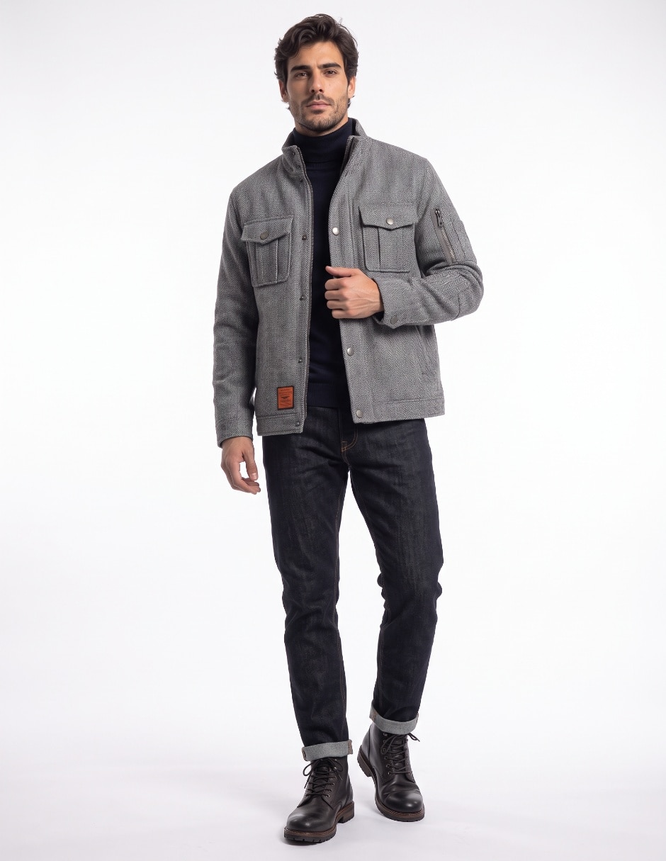 Chamarra casual para hombre 3