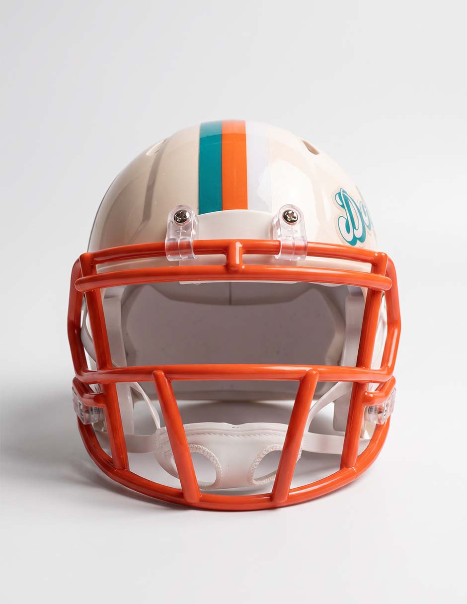 Mini casco de Miami Dolphins
