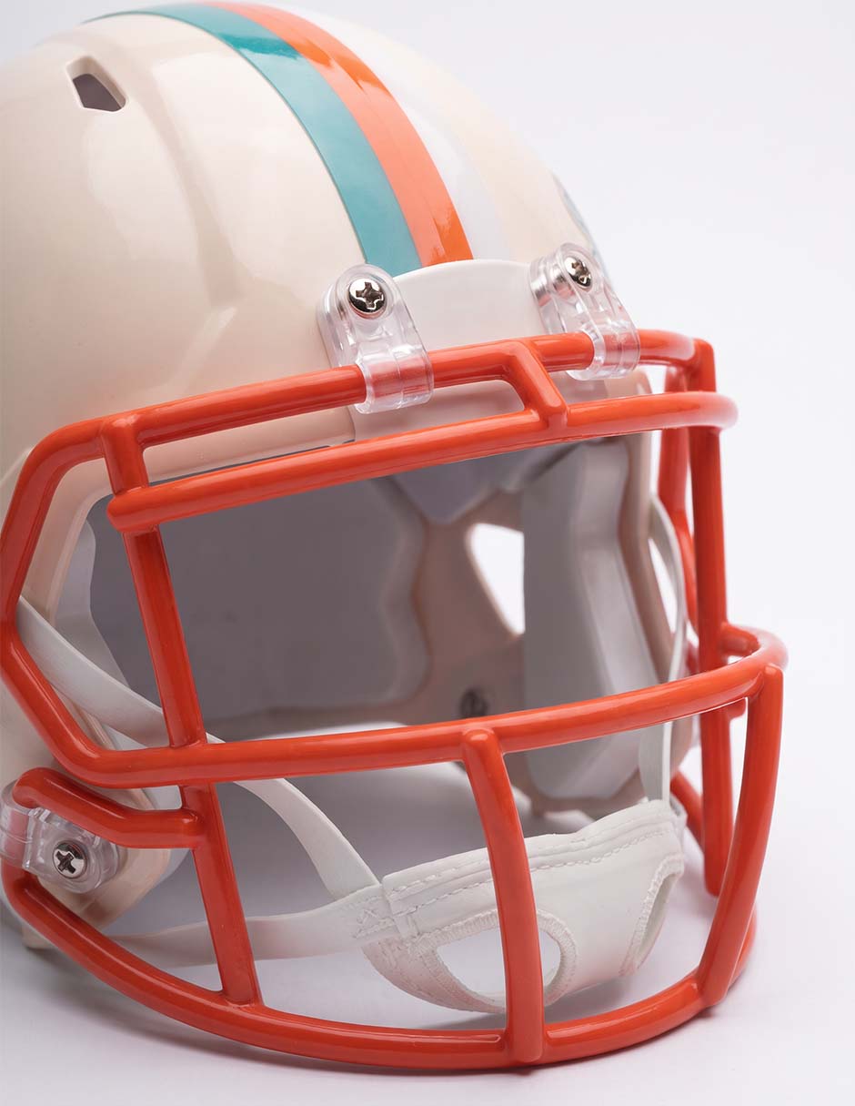 Mini casco de Miami Dolphins 2