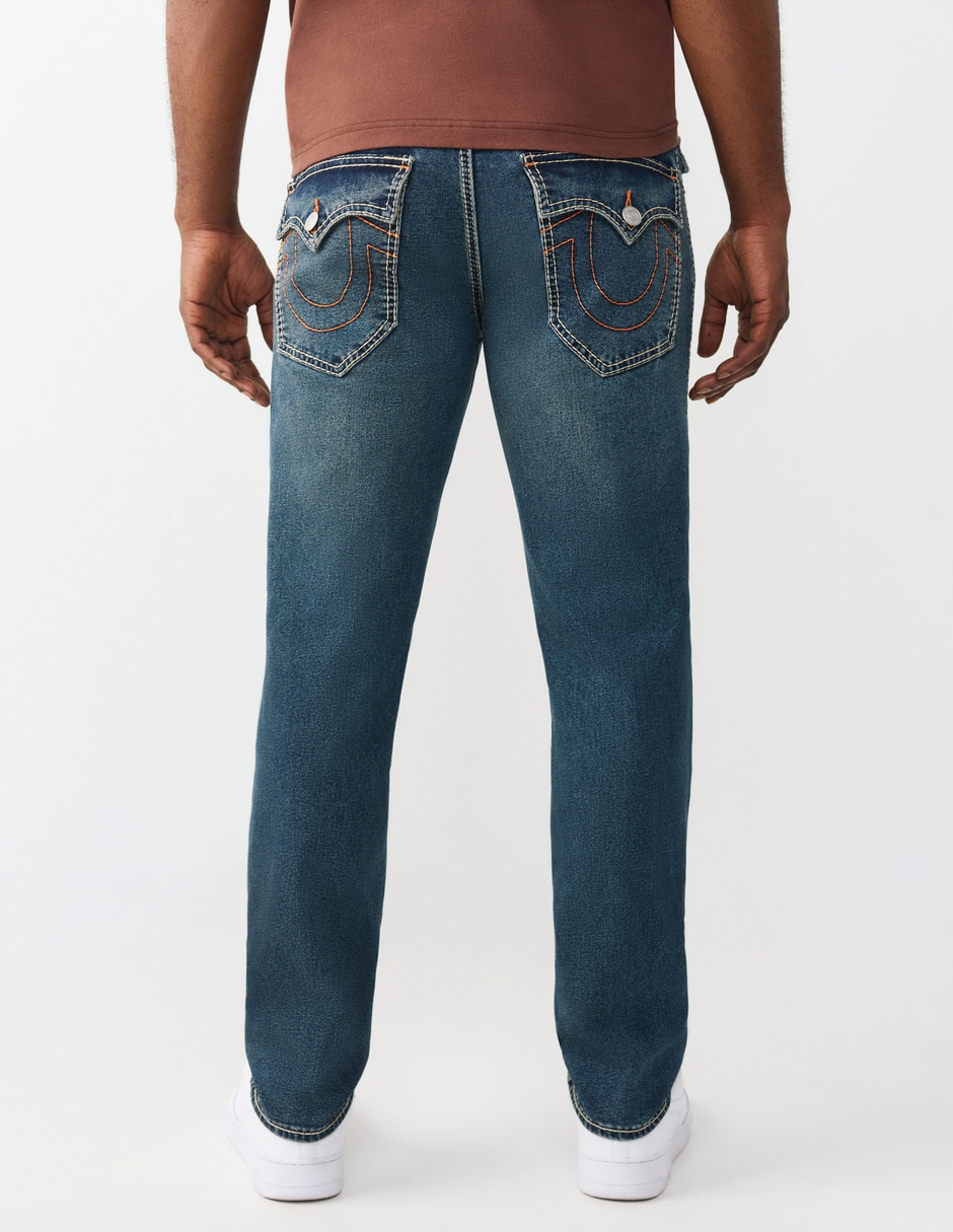 Jeans slim lavado obscuro para hombre 5