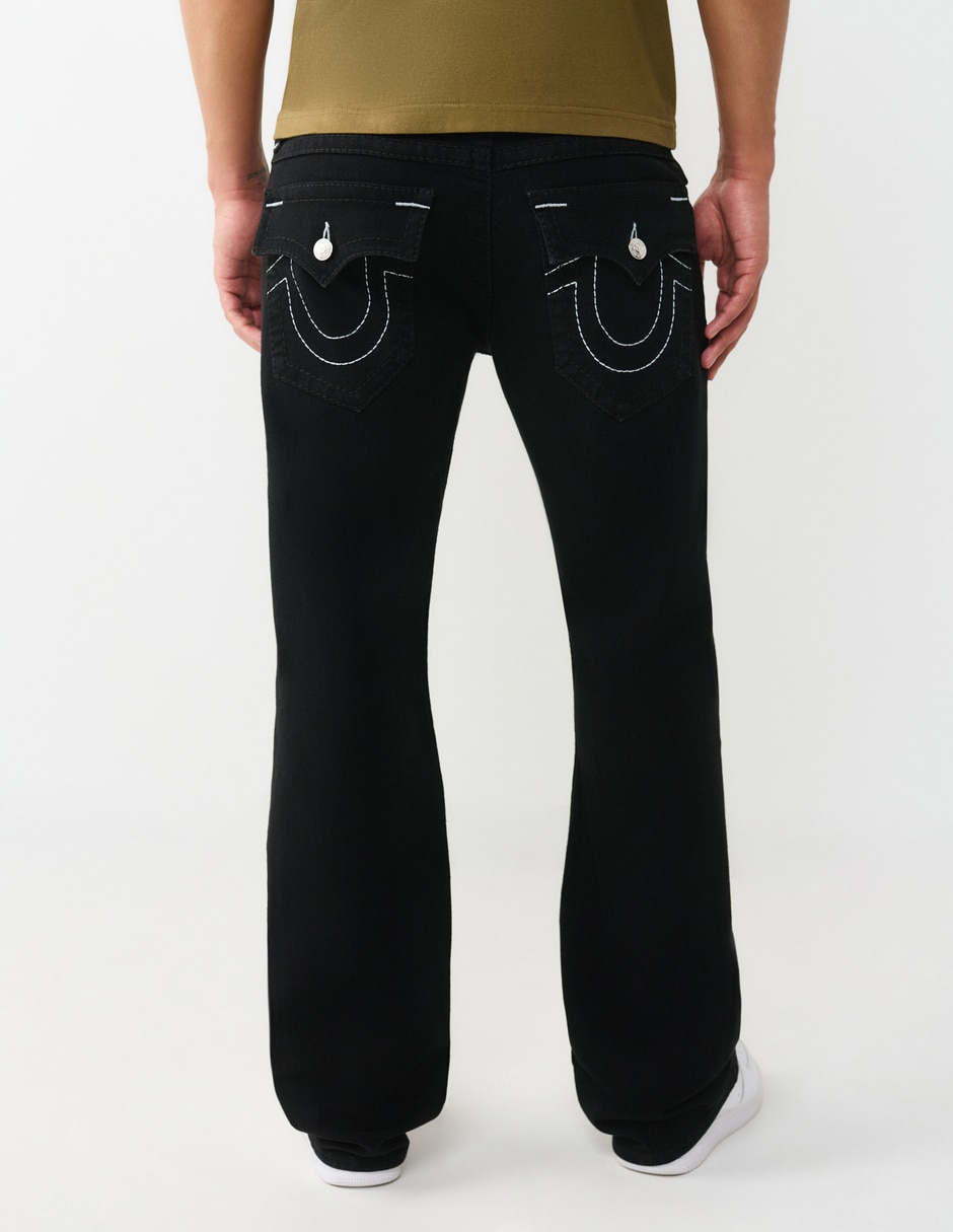 Jeans bota lavado obscuro para hombre 2