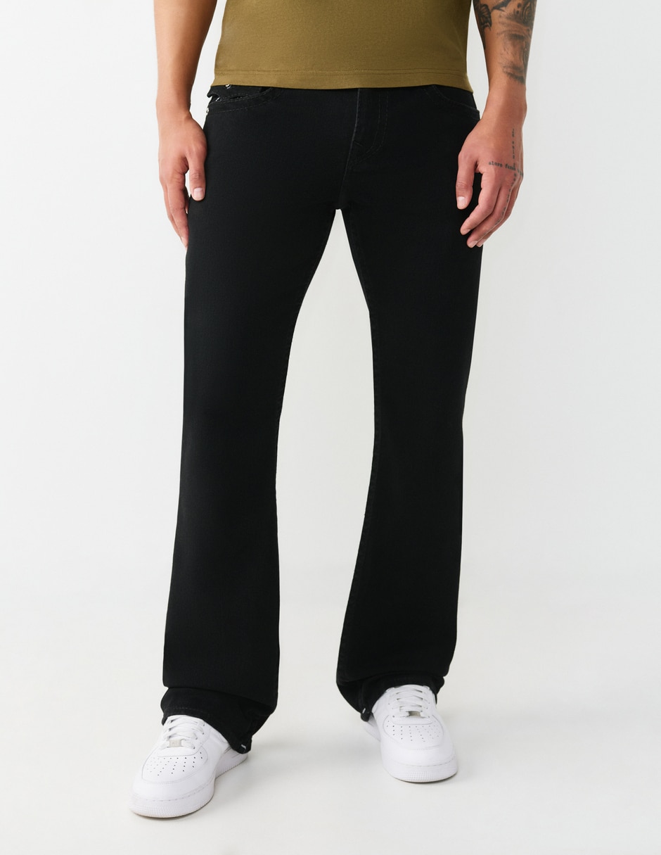 Jeans bota lavado obscuro para hombre