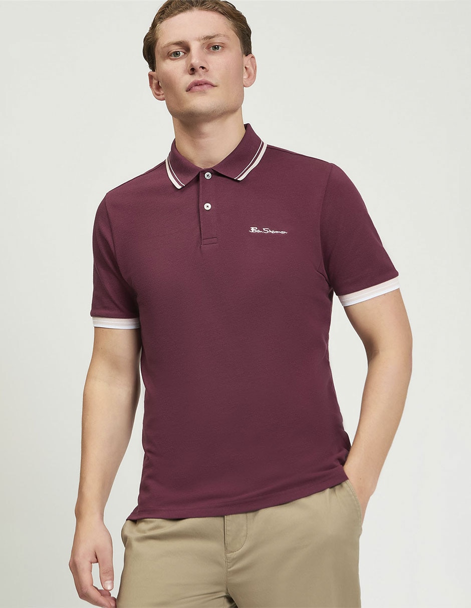Playera tipo polo para hombre