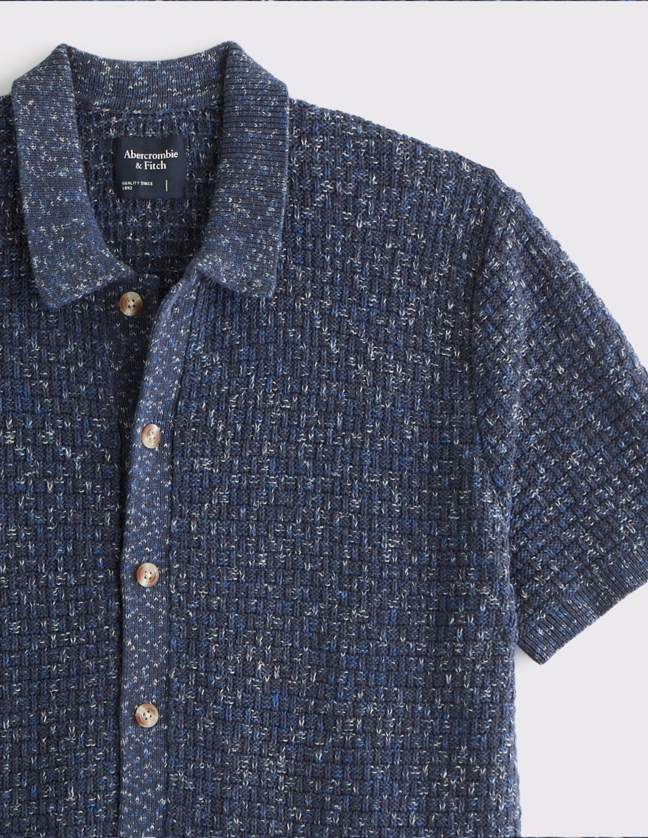 Camisa casual de algodón manga corta para hombre 2