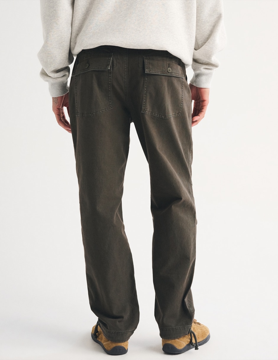Pantalón Casual Regular Baggy de Algodón para hombre 5