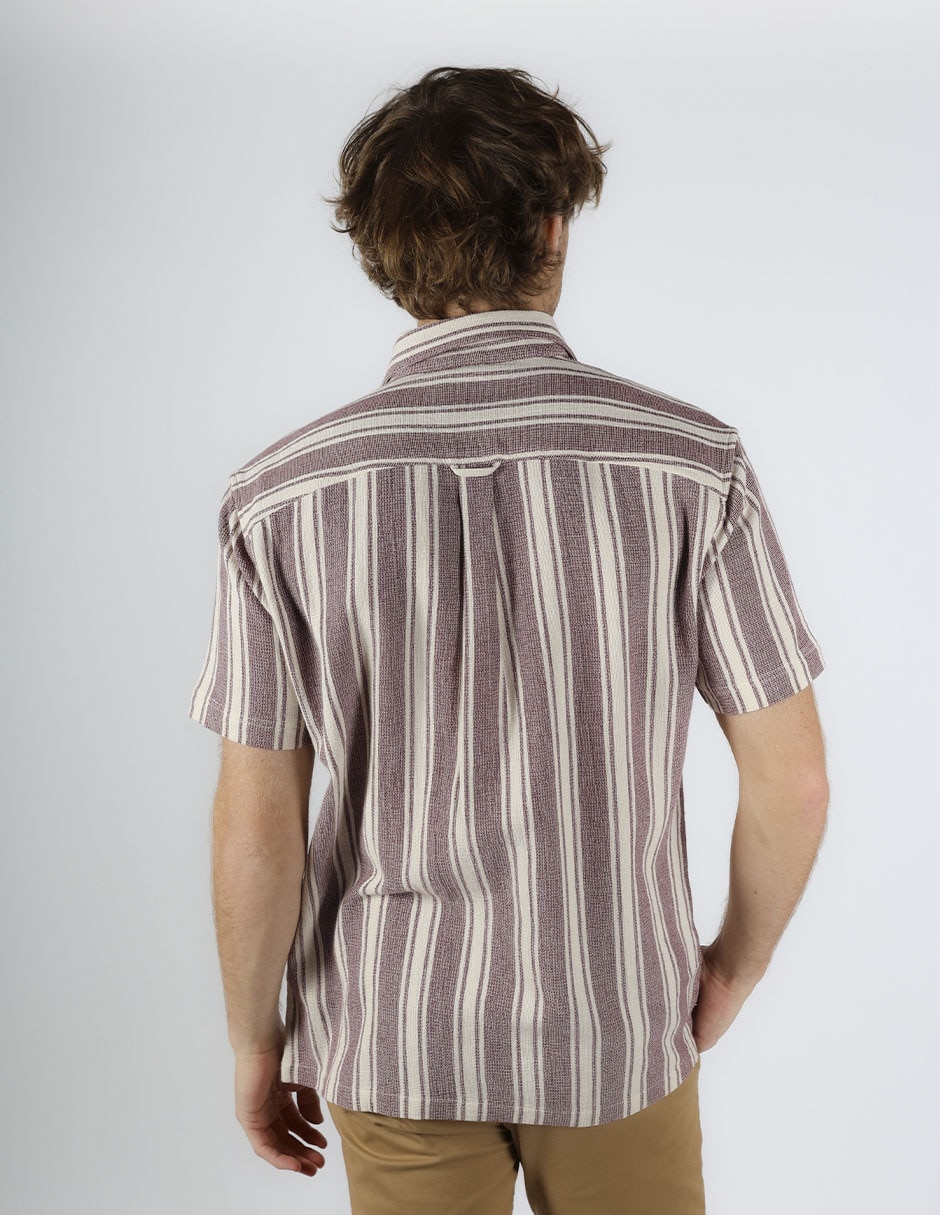 Camisa casual de algodón manga corta para hombre 4