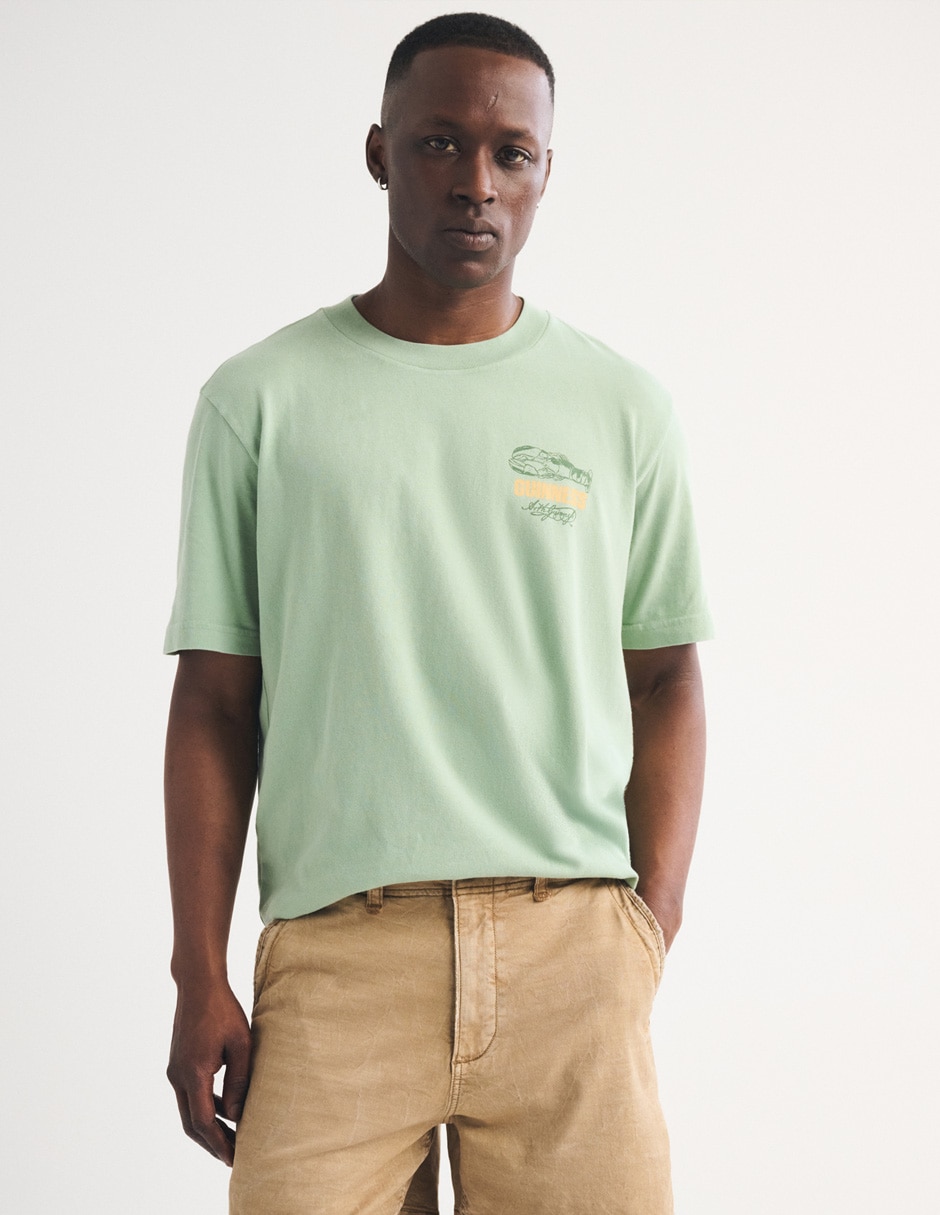 Playera cuello redondo para hombre 4