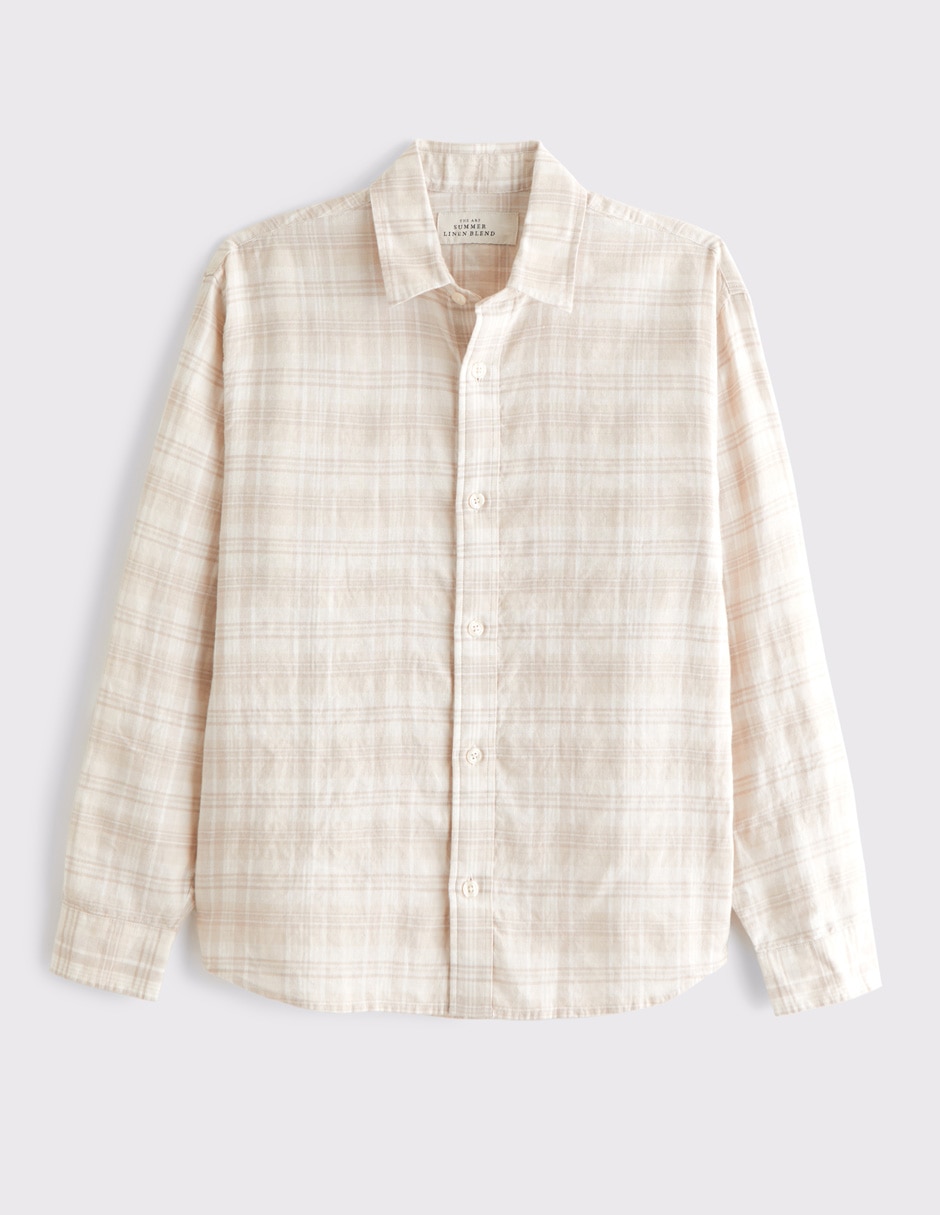 Camisa/Sobrecamisa Casual de (si aplica) Algodón y lino manga Larga para hombre Camisa/Sobrecamisa Casual de (si aplica) Algodón y lino manga Larga para hombre