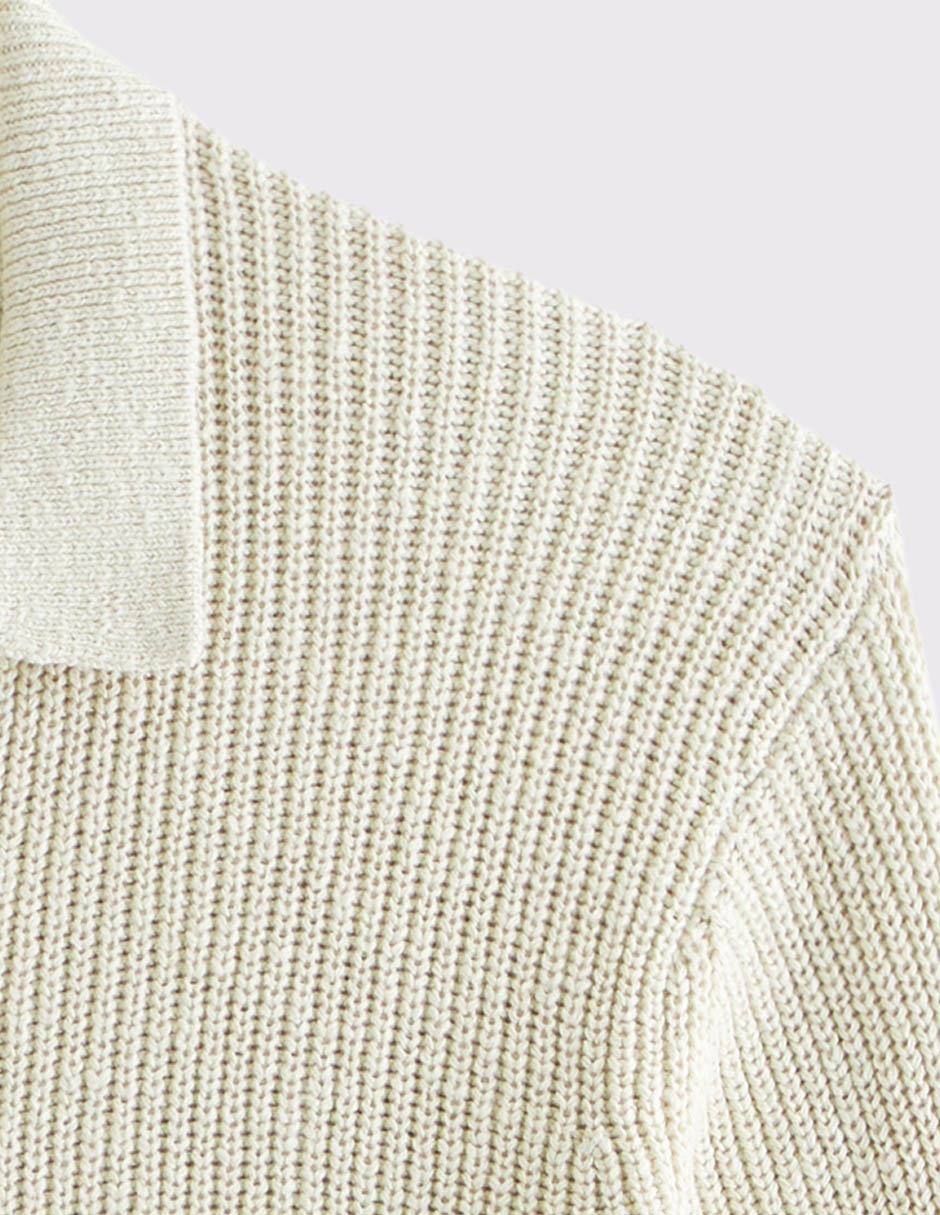 Suéter cuello Solapa para hombre 2