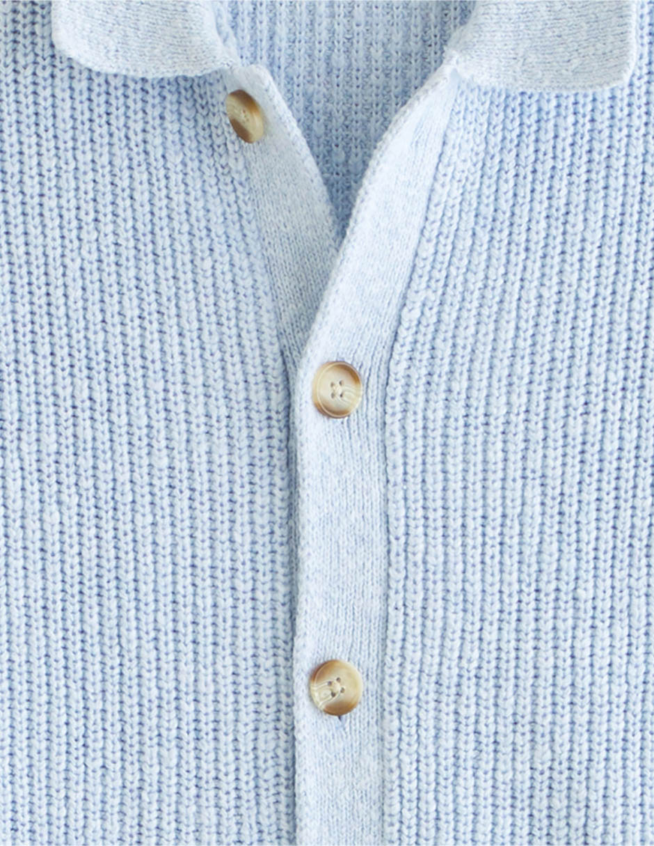 Suéter cuello Solapa para hombre 3